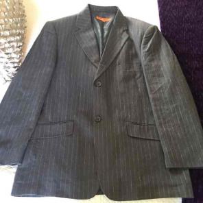 Linen striped blazer