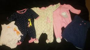 Baby girl bodysuit bundle