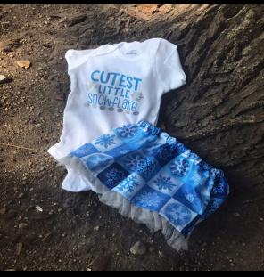 Newborn Cutest Snowflake Winter Set