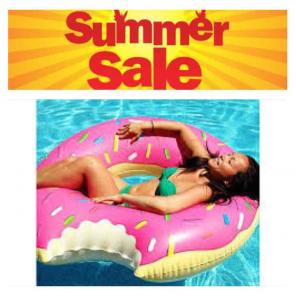 Inflatable Donut Float Ring Raft