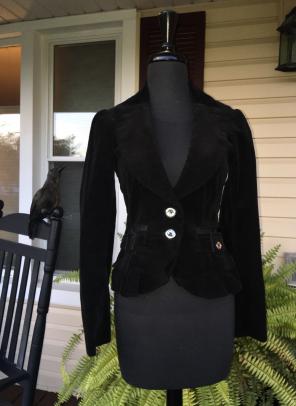 White House Black Market 0 Corduroy Coat