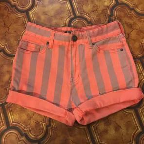 BDG high rise Striped shorts size 24