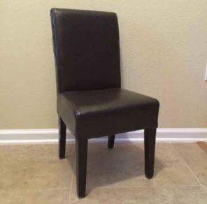 toddler leather chair