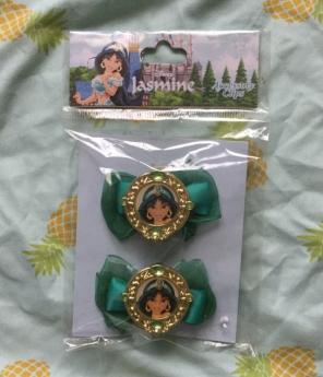 Disney Princess Jasmine Clip In Bows