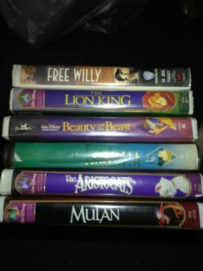 Disney vhs lot