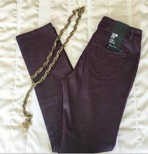 Kenneth Cole coated jeans
