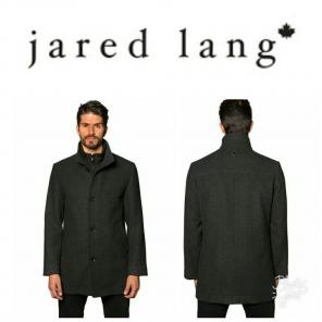 Jared Lang Wool Stand Collar Coat