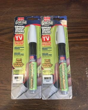 Grout Aide Markers. Set of 2 White
