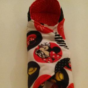 Minnie Mouse swaddle
