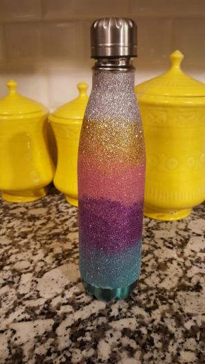 Glitter custom cup