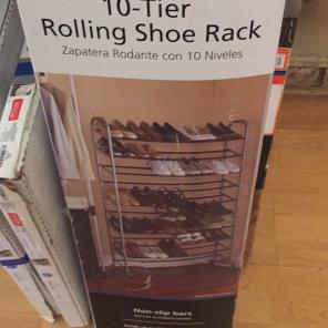 10 Tire Shoe Rack