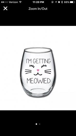 Adorable Wine Glass