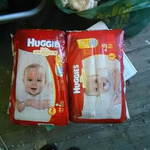 Diapers size 1 and 2