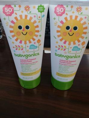 Babyganics sunscreen