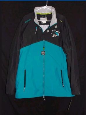 NWT Reebok San Jose Sharks Jacket Parka