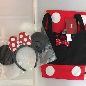 Minnie Mouse Apron & ears