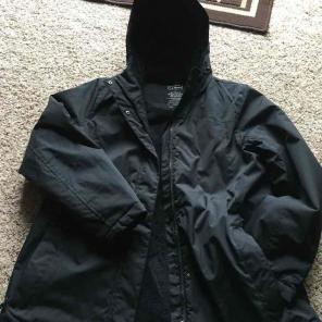 L.L. Bean black parka jacket