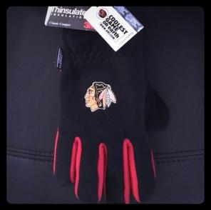 NHL Chicago Blackhawk Winter Gloves