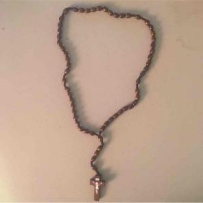 Rosary Wood Cross Beads