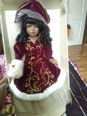 Rare!! African American Porcelain Doll
