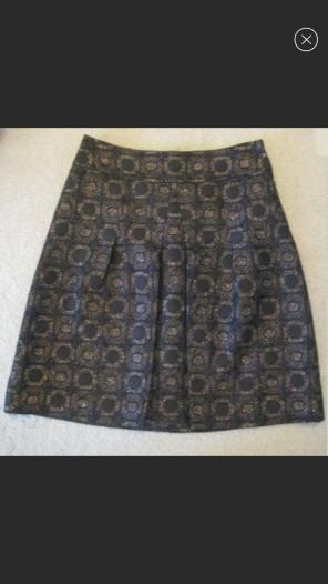 Girly Pleated Polka Dot Skirt Size 2 XS