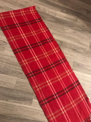 Red Plaid Scarf
