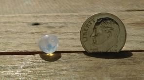 Polished Owyhee fire opal