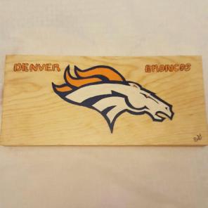 Denver Broncos NFL Handcrafted Plaque
