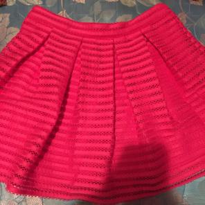 Pink Pleated skirt