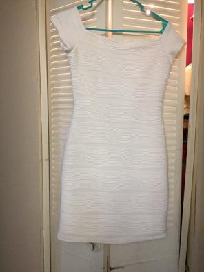 White Body Con Dress (small)