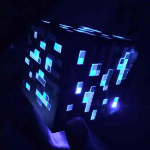 Think Geek Minecraft LightUp Diamond Ore