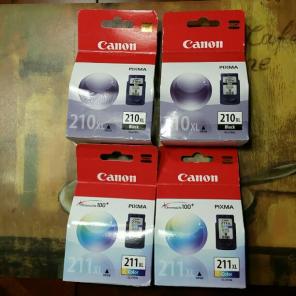 Canon Printer Ink New 210XL 211XL