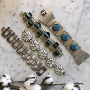 Vintage Costume Jewelry Bracelet Lot 4