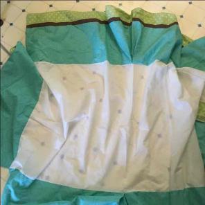 Crib skirt and bumpers