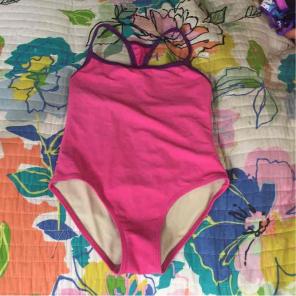 Pink and Purple Clubswim Swim Suit