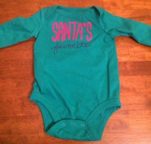 Santas Favorite Onesie
