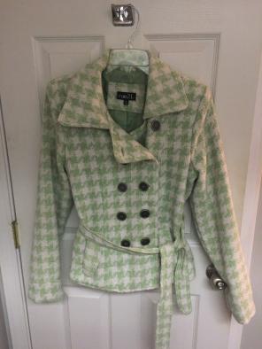 Rue 21 Light Green Patterned Jacket