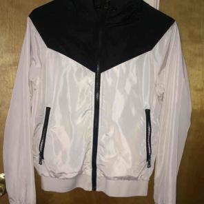 Black & white windbreaker