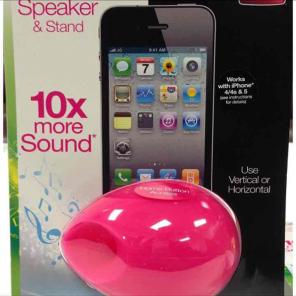 PINK egg beats speaker