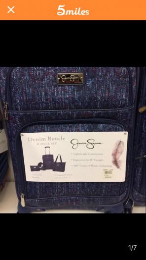 Jessica Simpson 4pc luggage
