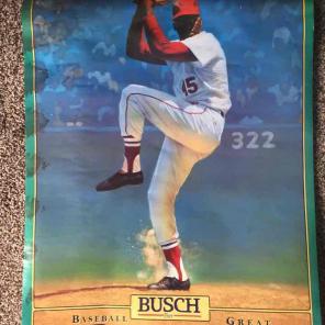 Cardinal Pitcher Bob Gibson poster