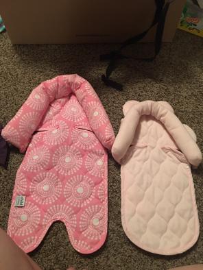 Pink Car seat Inserts