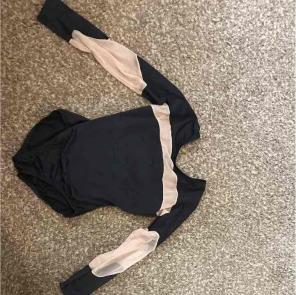 Long sleeve mesh leotard