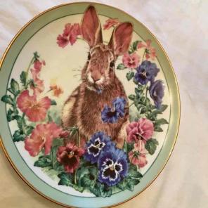 Garden Salad Bunny Plate