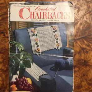 Chair backs crochet pattern book