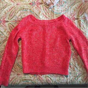 Orangey red sweater
