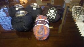 Designer wool yarn lot
