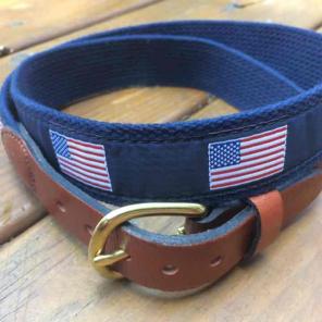 MENS USA AMERICAN FLAG BELT FLAGS US