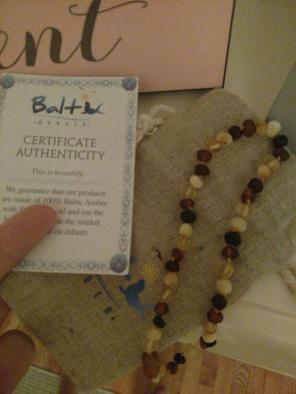 Baltic Amber Teething Necklace