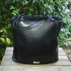 INC Black Tote Purse Handbag